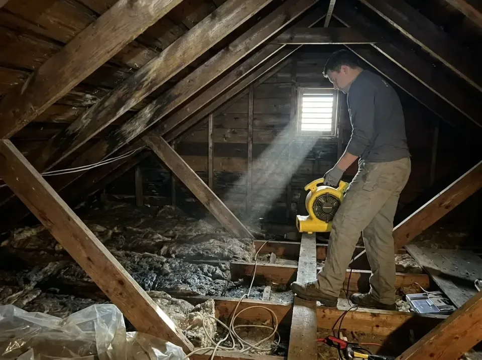 attic-water-damage-drying-proc-007 — frequently asked questions, Emergency Water Extraction & 24/7 Flood Response in Cookevi…